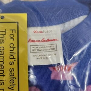 Hanna Andersson Short John Pajamas Sea Shells NWT 3T